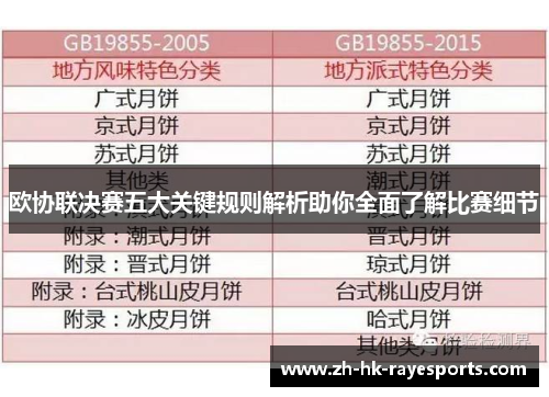欧协联决赛五大关键规则解析助你全面了解比赛细节 欧协联决赛五大关键规则解析助你全面了解比赛细节